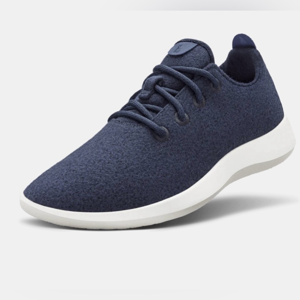Men’s Allbirds Wool Runners Navy Blue Sz 8